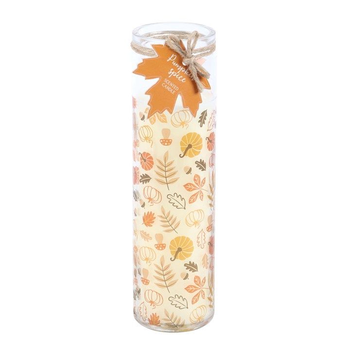 Autumn Leaves Pumpkin Spice Tube Candle