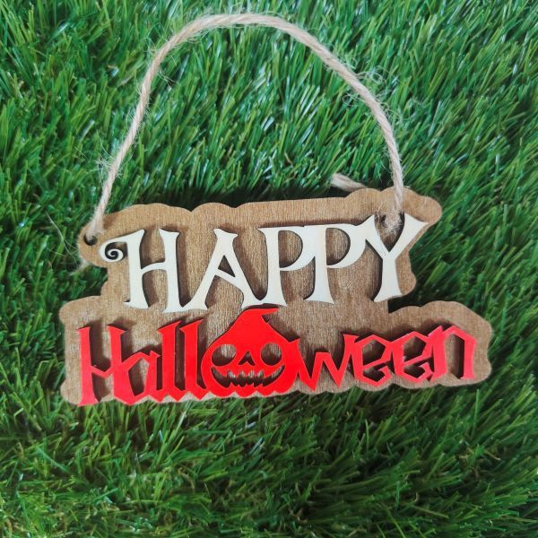 TLMCS Happy Halloween Hanging Sign