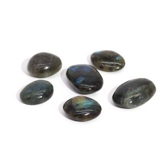 Madagascar Labradorite Palm Stones (approx 25-30gms 55-60mm)
