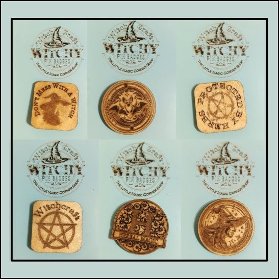Witchy Pin Badge