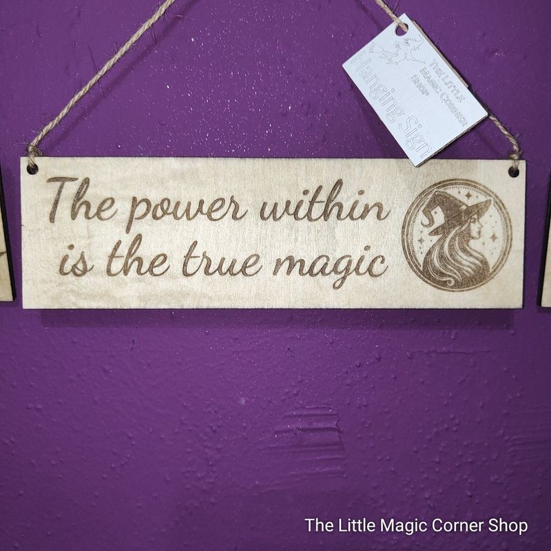 TLMCS The Power Within Hanging Sign