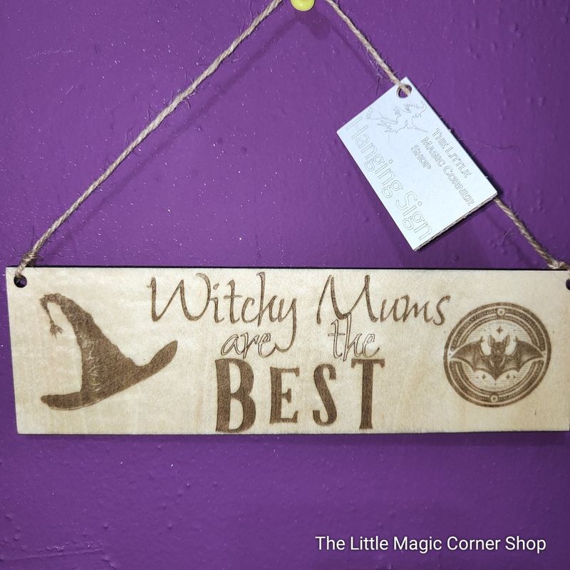 TLMCS Witchy Mums Hanging Sign