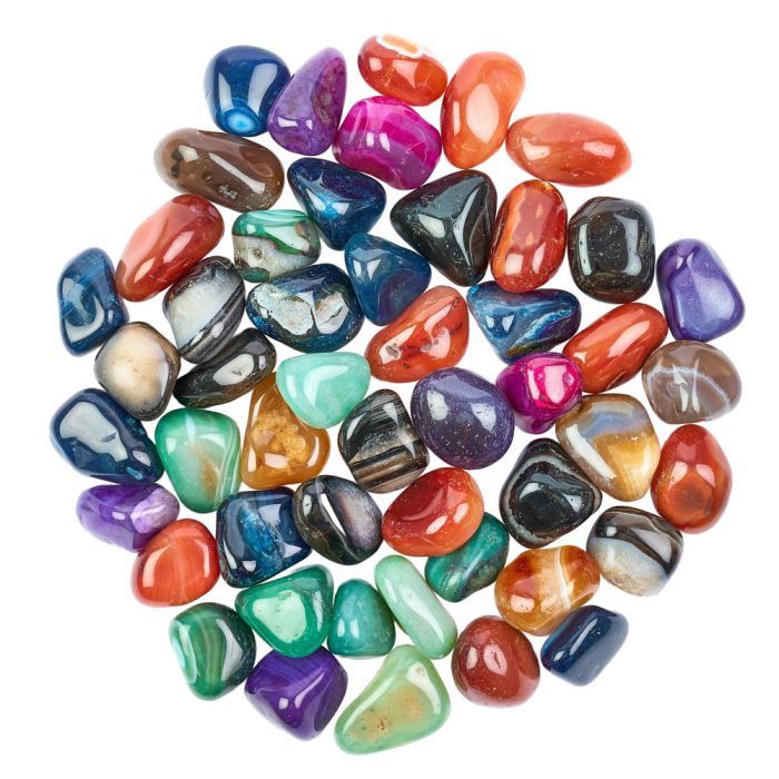Mixed Agate TumbleStone