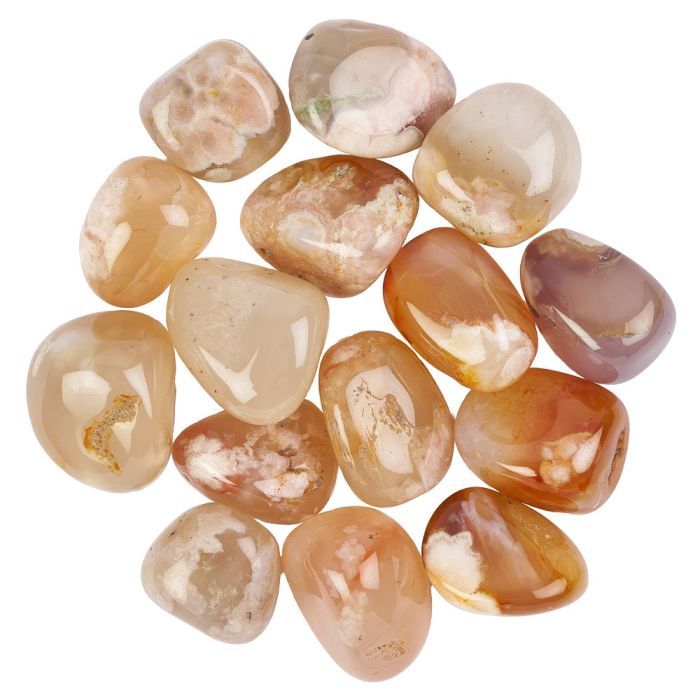 Blossom Agate Tumblestone