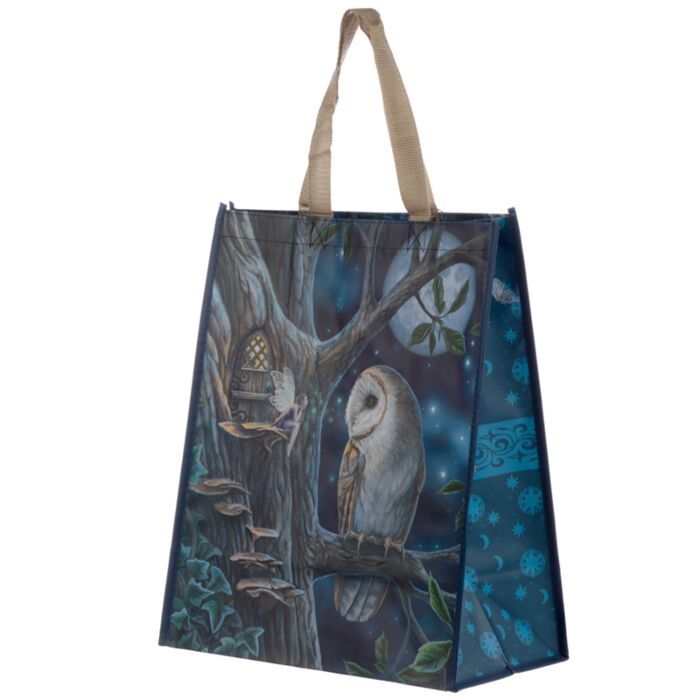 Lisa Parker Fairy Tales Owl &amp; Fairy Reusable Shopping Bag