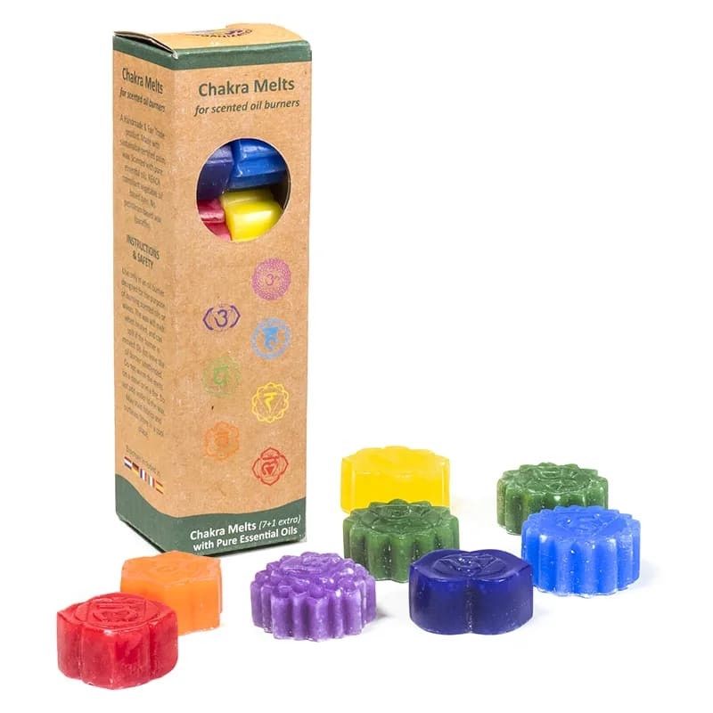 Scented Chakra Wax Melts (Pack of 7)
