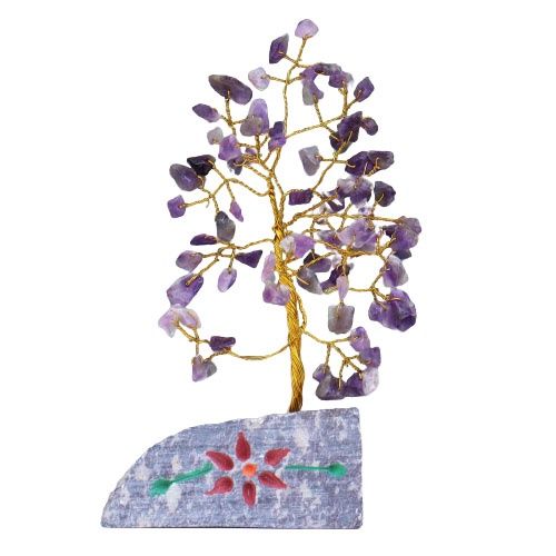 Indian Gemstone Tree - Amethyst