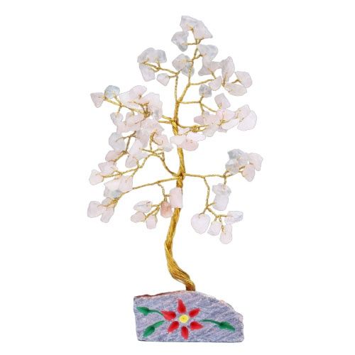 Indian Gemstone Tree - Rose Quartz