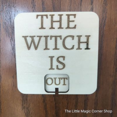The Witch Is In/Out Keyring Holder