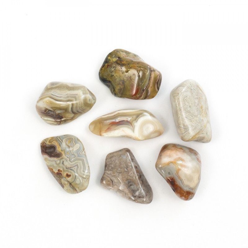 Coyamito Lace Agate (Crazy Lace) Tumblestone