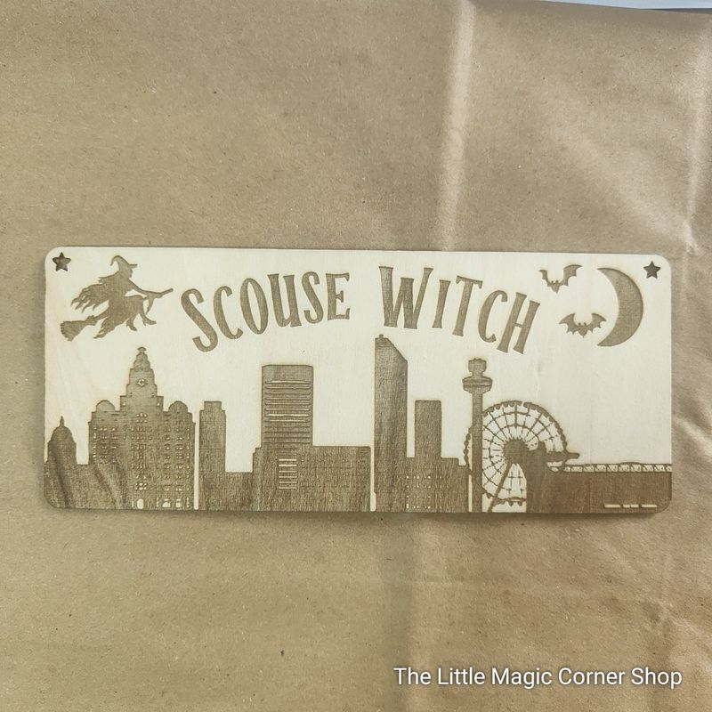 2 x custom Signs Stokie/Scouse Witch
