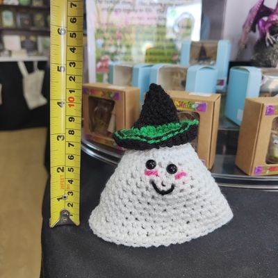 Crocheted Little Magic Witch Ghost