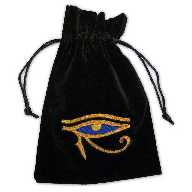 Eye of Horus Tarot/Oracle Bag - Black