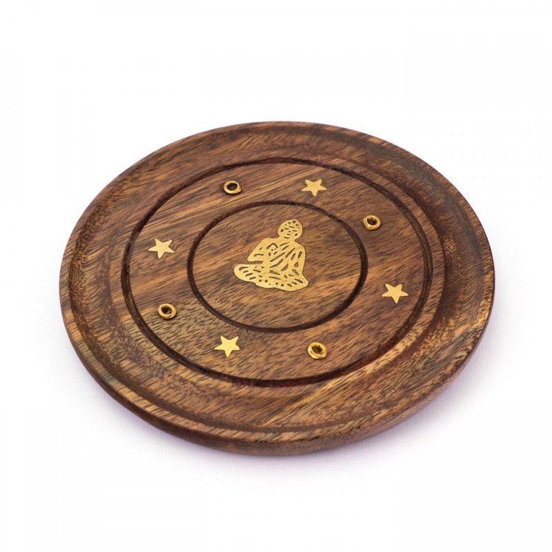 Incense Burner Plate - Buddha Inlay