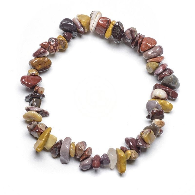 Mookaite - Elasticated Chip Bracelet