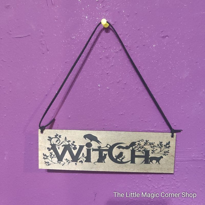Witch- Hanging Sign