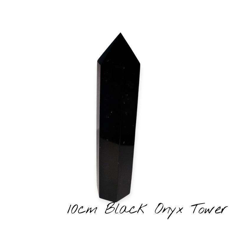 10 cm Black Onyx Tower
