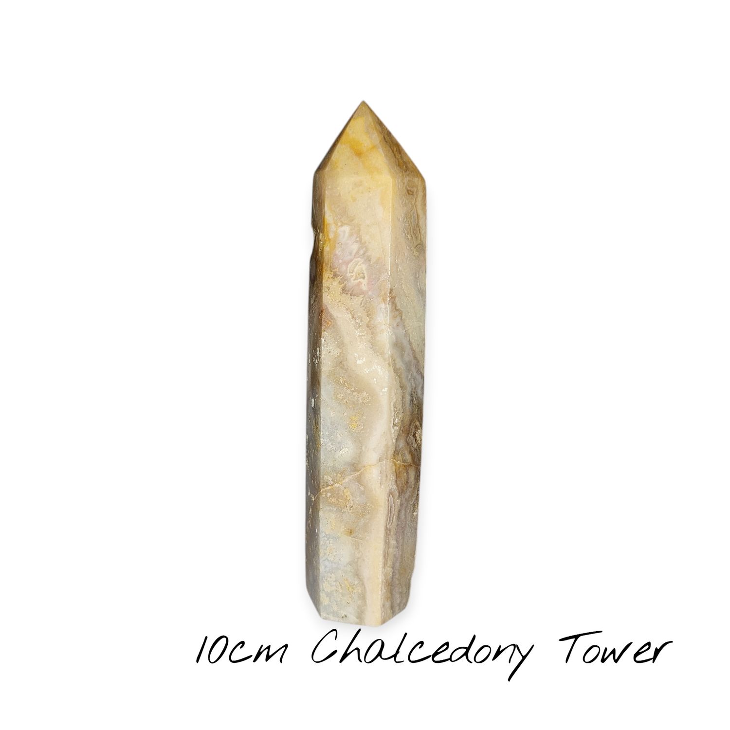 10cm Chalcedony Tower