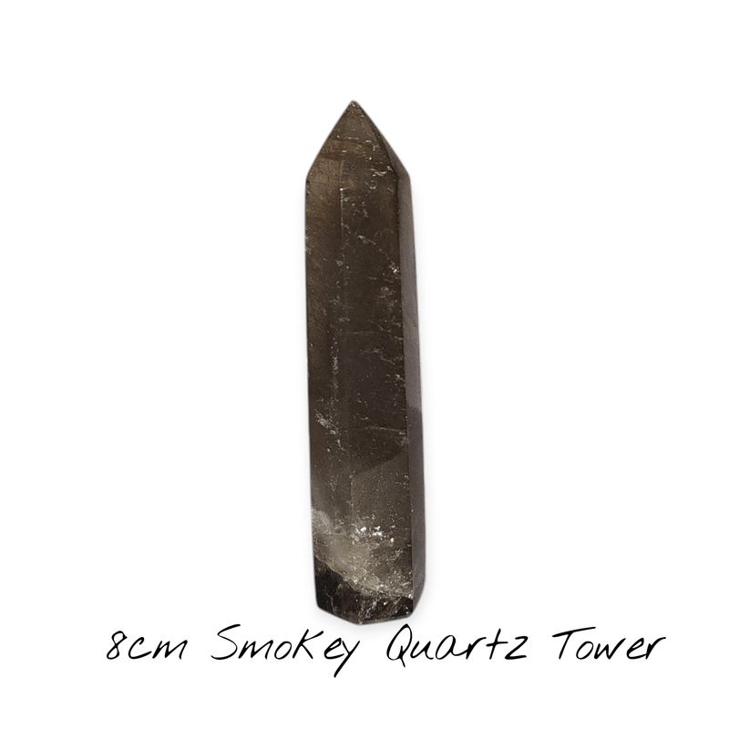 8cm Smoky Quartz Tower