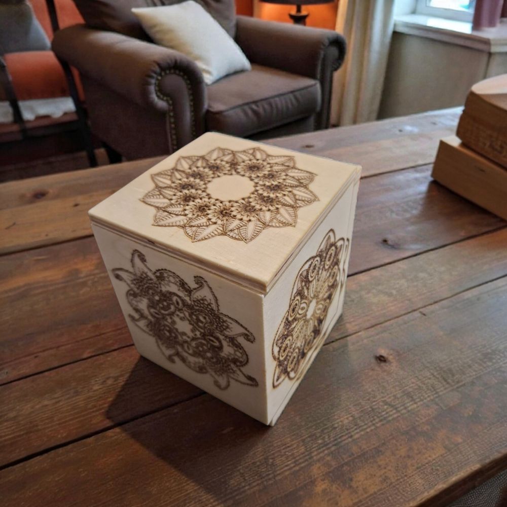 Mandala Trinket Box