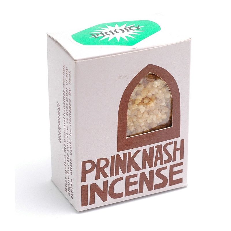 Priory Frankincense Resin with five charcoal tablets