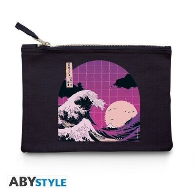 ABYBAG604 - HOKUSAI - COSMETIC CASE - GREAT WAVE VAPOUR