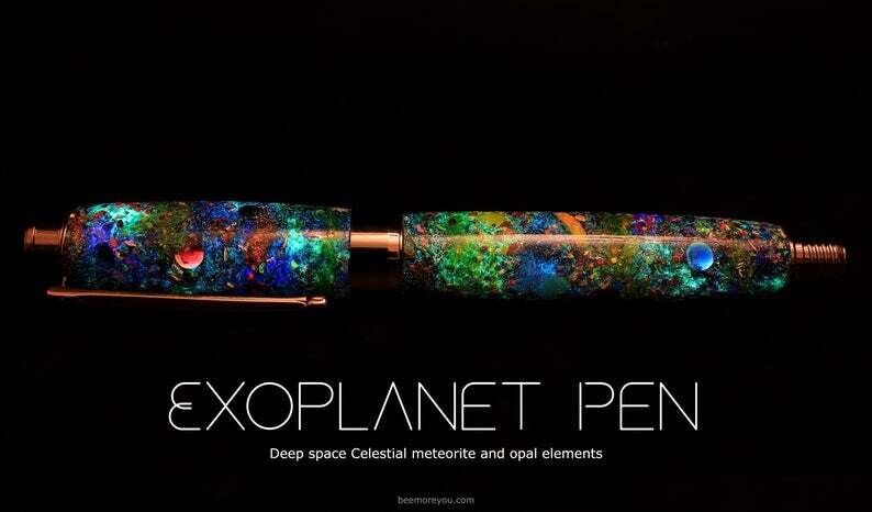 Exoplanet Crystal Aurora Pen