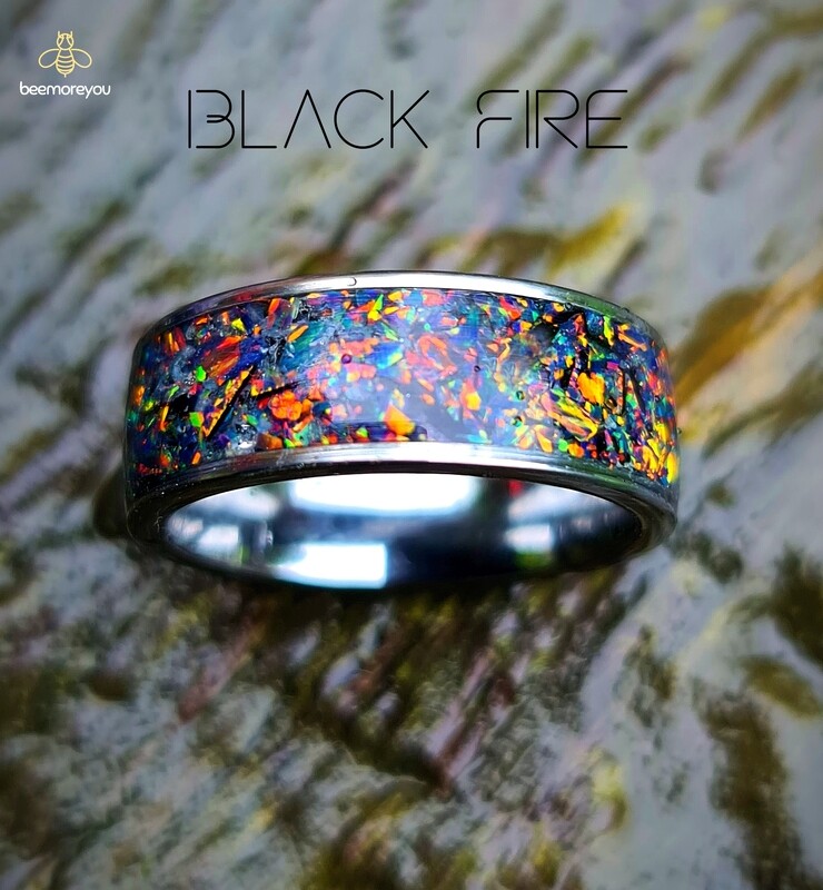 Multi Black Fire Opal