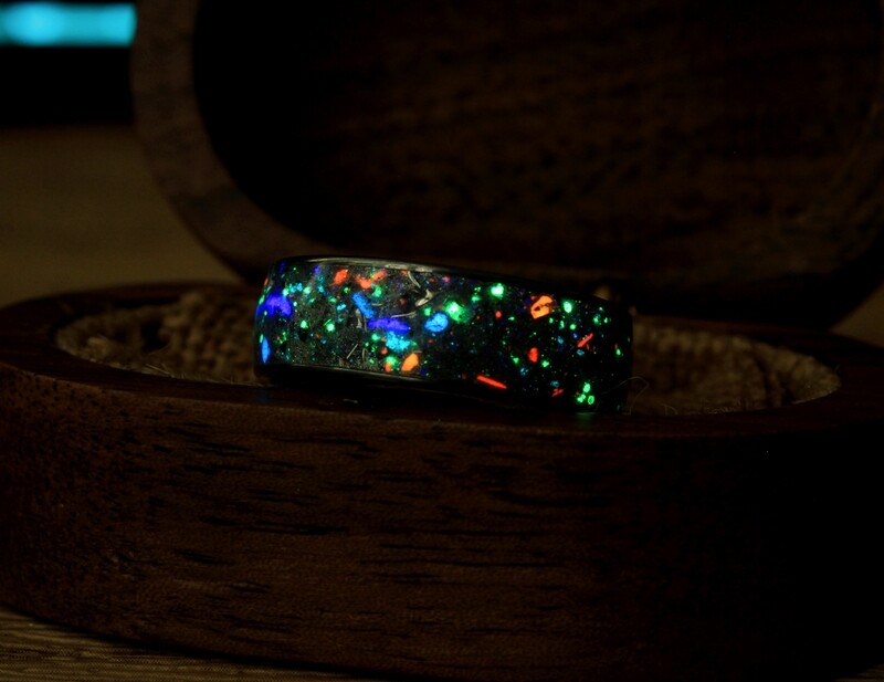 Deep Space Muonionalusta & Fine Silver Meteorite Ring
