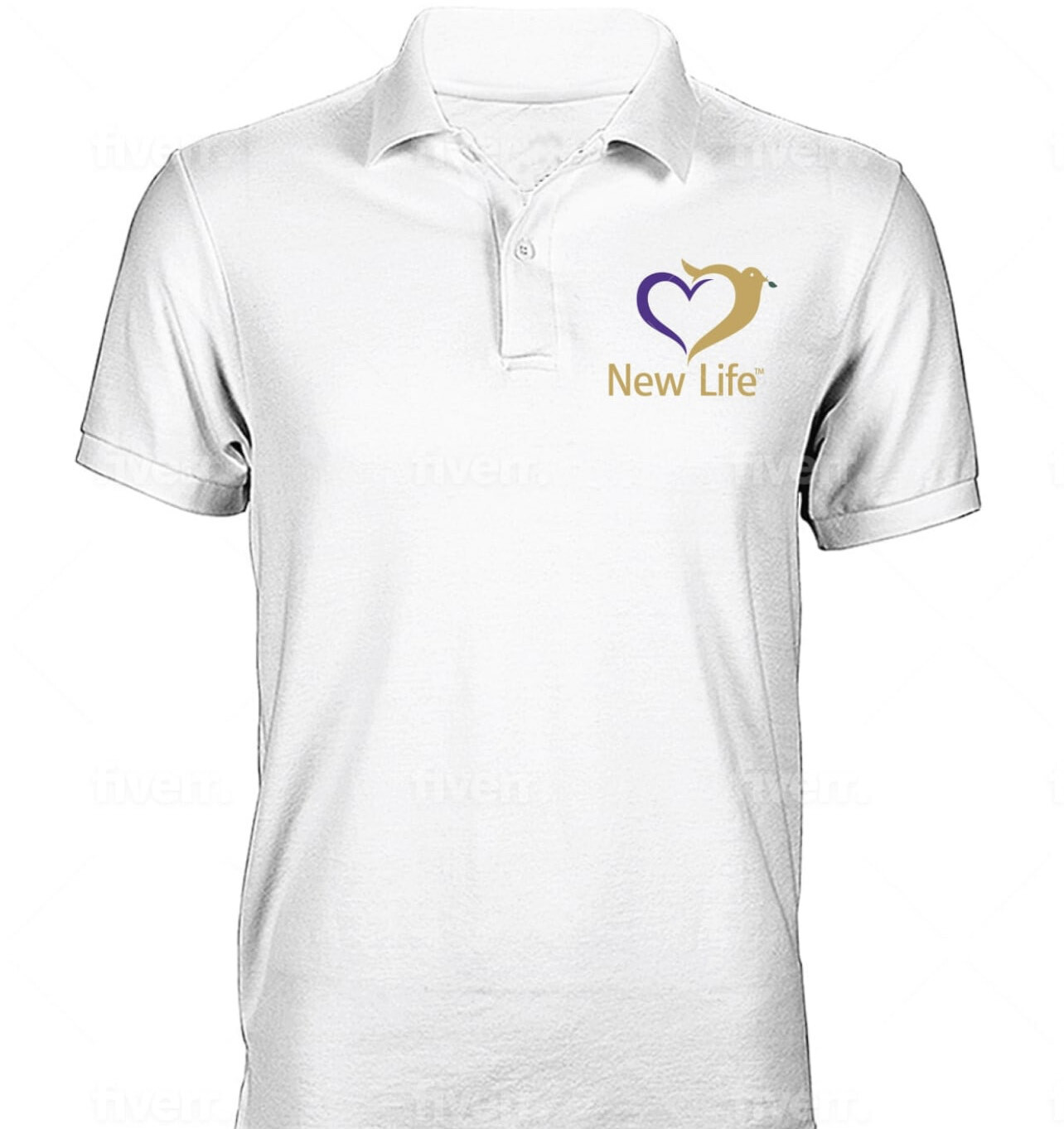 NEW LIFE EMBROIDERED POLO SHIRT - Elders/Ministers/Deacons ONLY