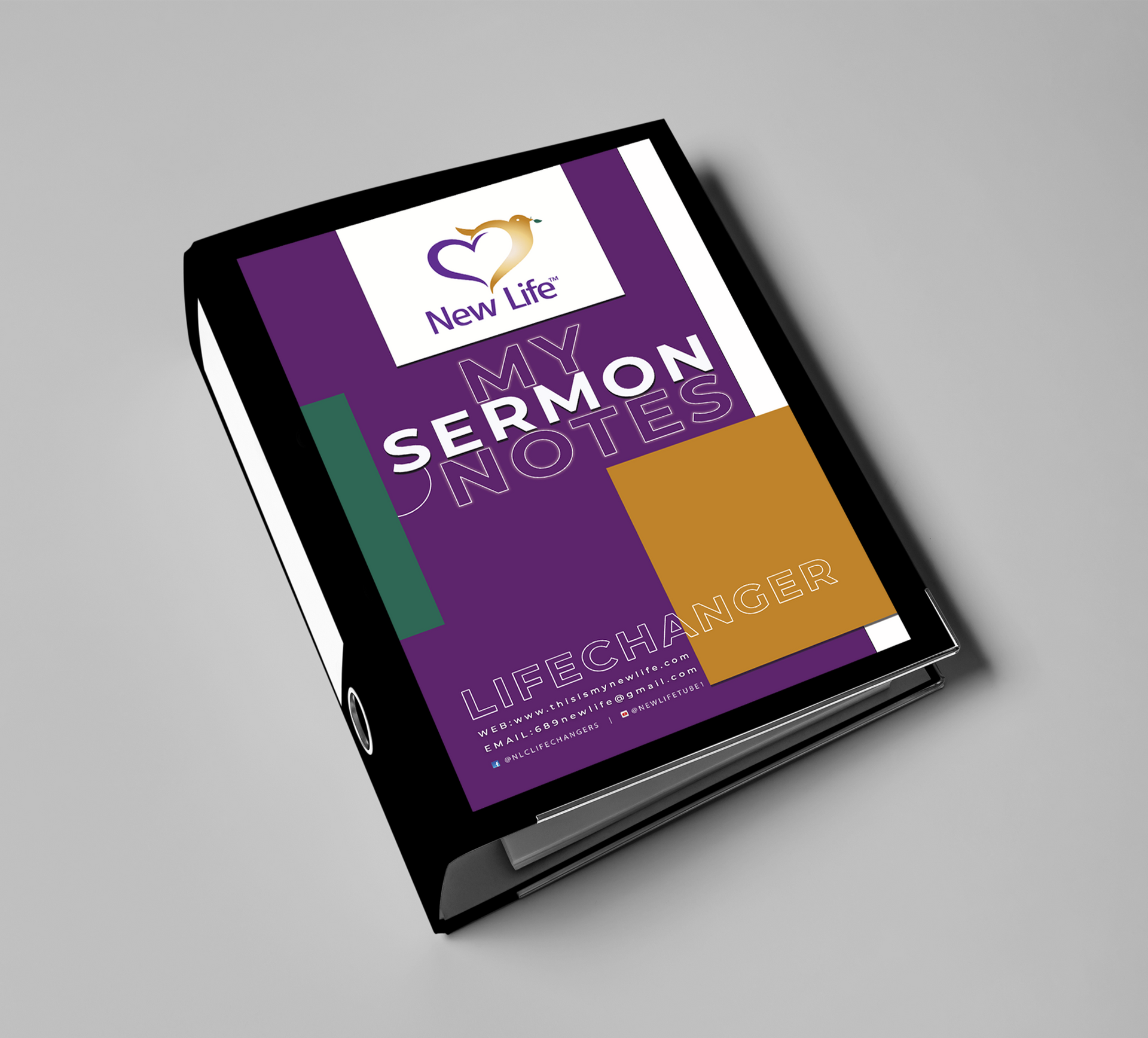 New Life Sermon Notes Binder