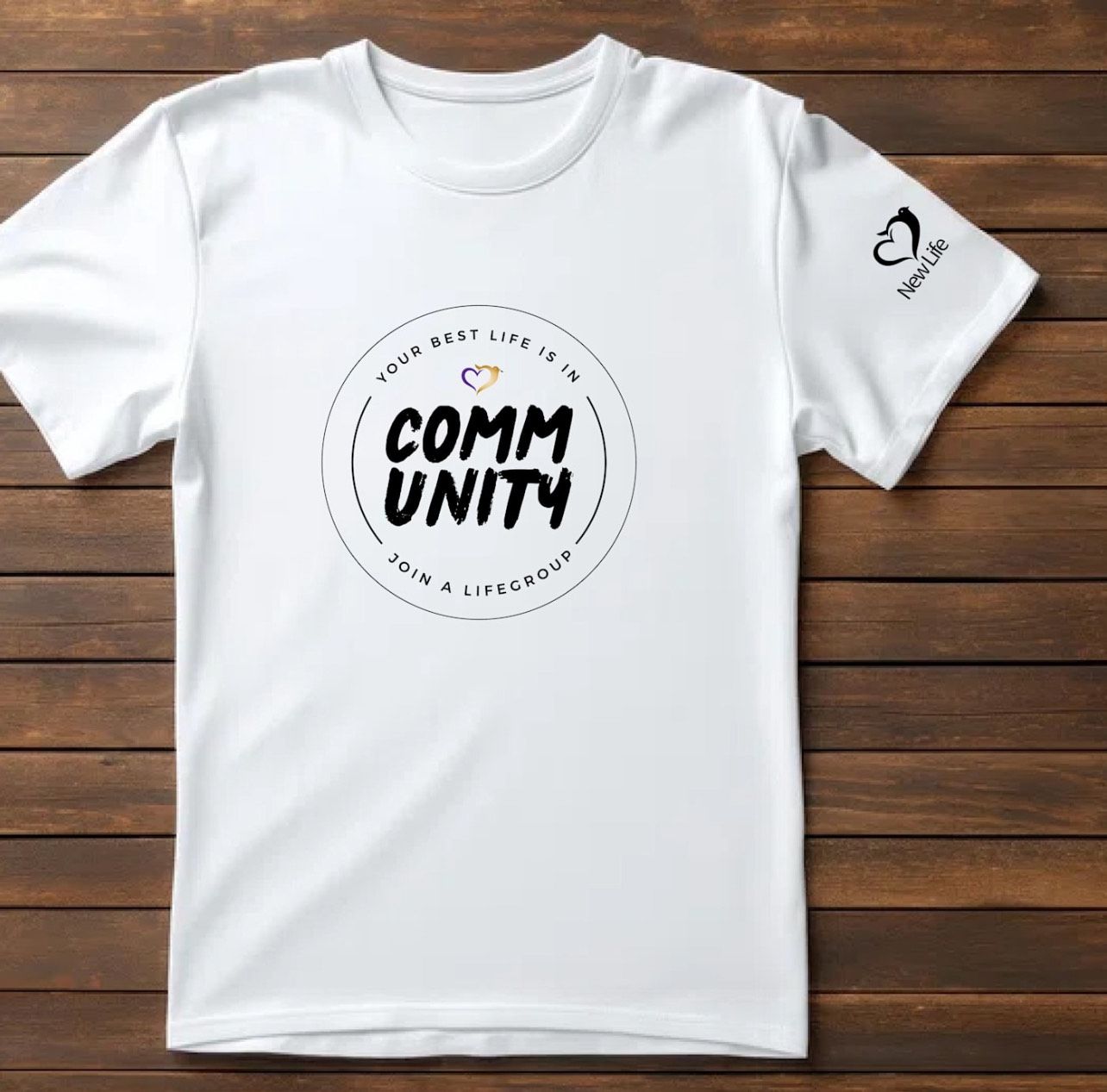 New Life Community Group Short Sleeve Tee