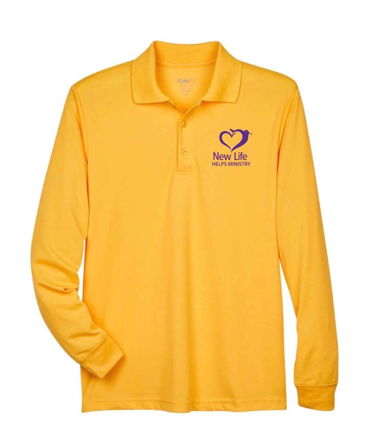 New Life Help's Ministry Long Sleeve Polo - Men
