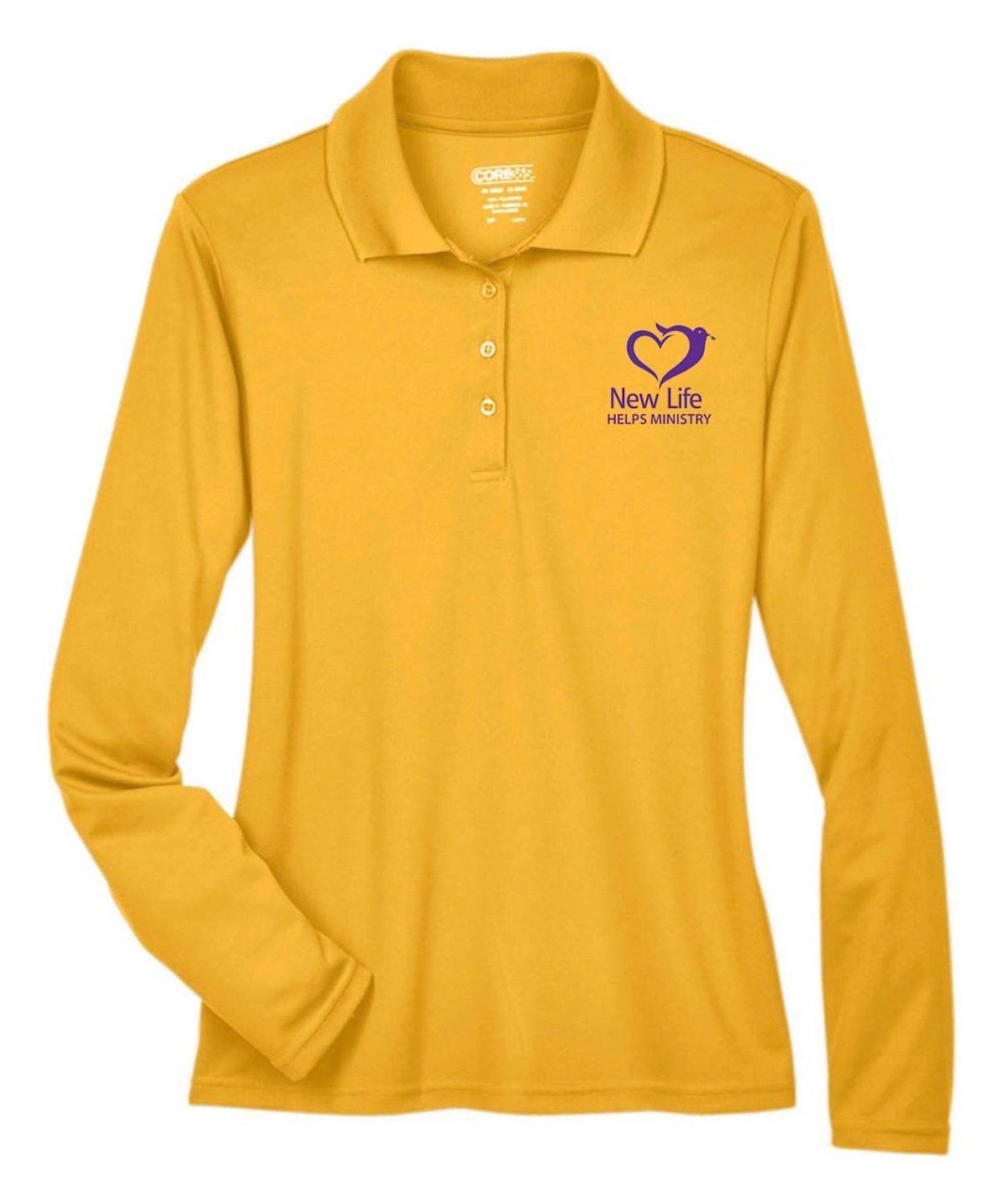 New Life Help's Ministry Long Sleeve Polo - Women