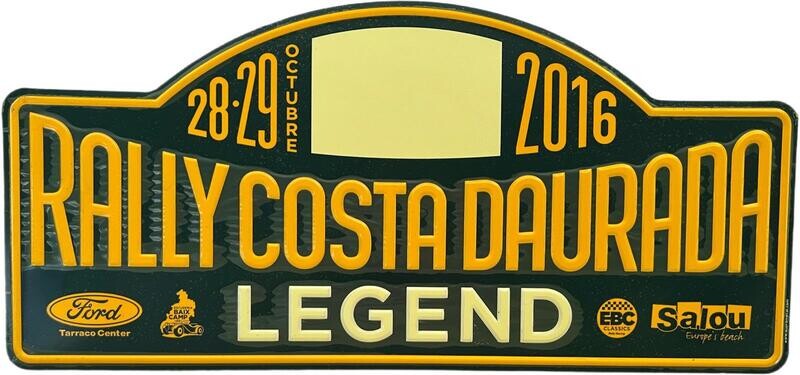 Placa oficial RCDL 2016
