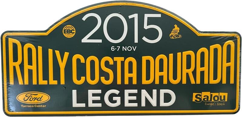 Placa oficial Año/Dorsal RCDL 2015