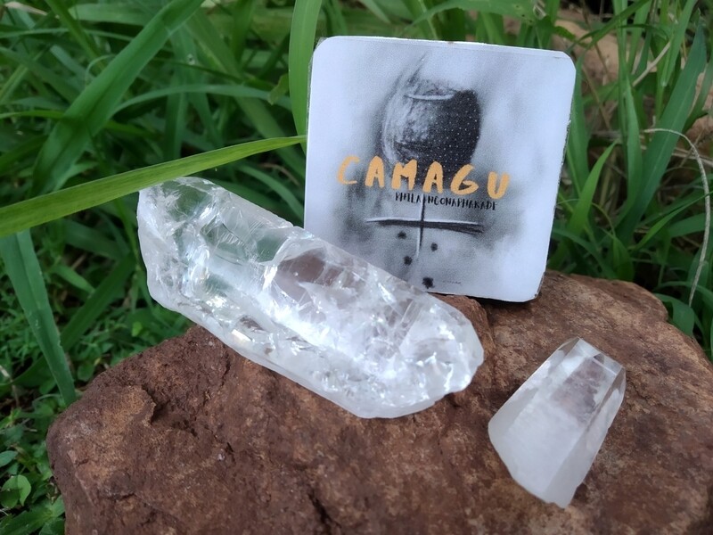 Clear quartz single (tumbled/pointed)