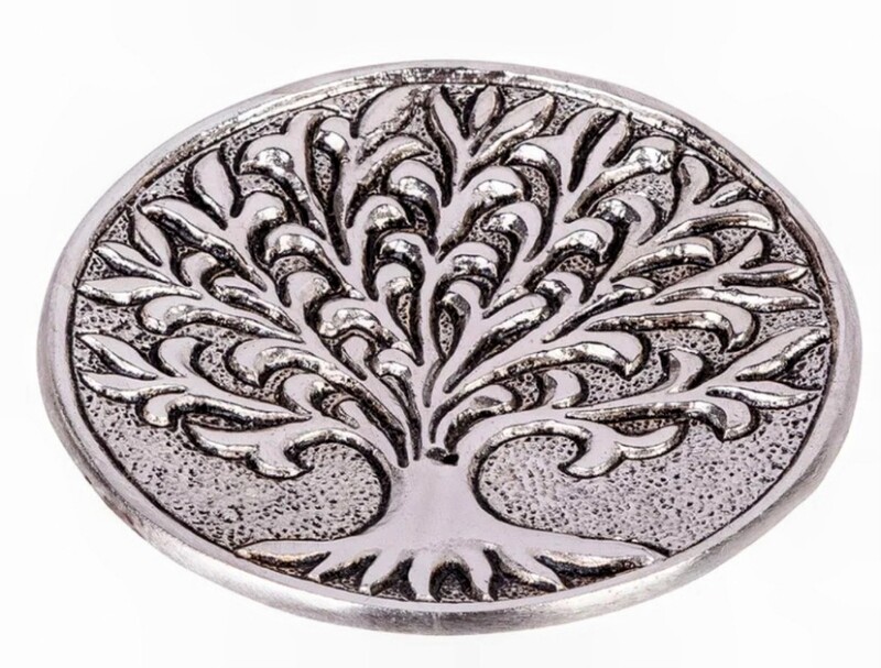 Aluminium Tree of Life Incense Holder