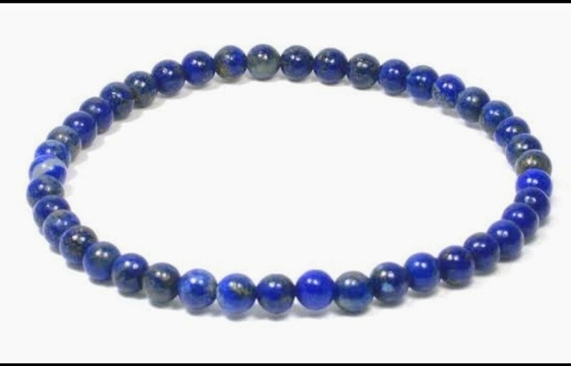 Lapis Lazuli bead elastic bracelet 