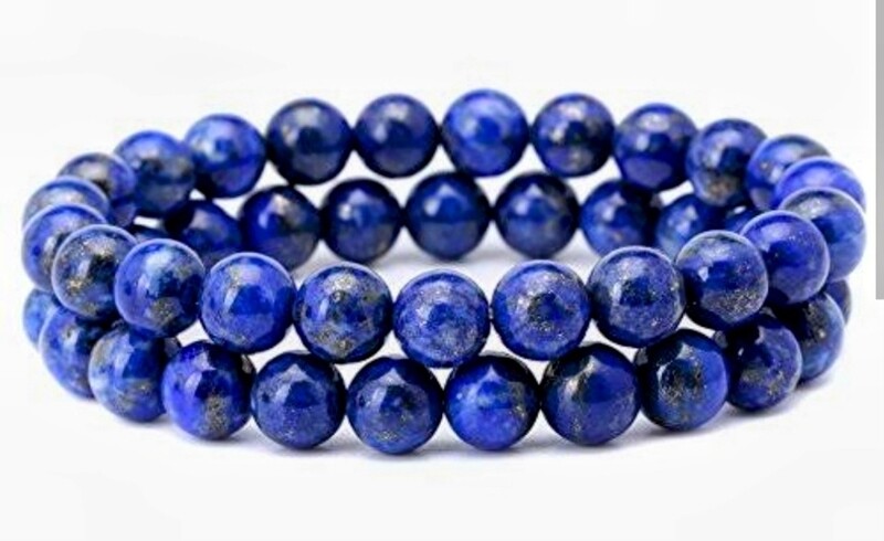 Lapis Lazuli bead elastic bracelet 