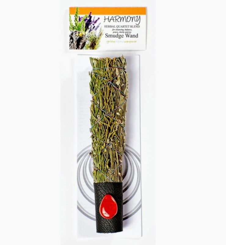 Harmony Smudge Wand (for Cleansing, Balance, Peace, Clarity &amp; Joy)