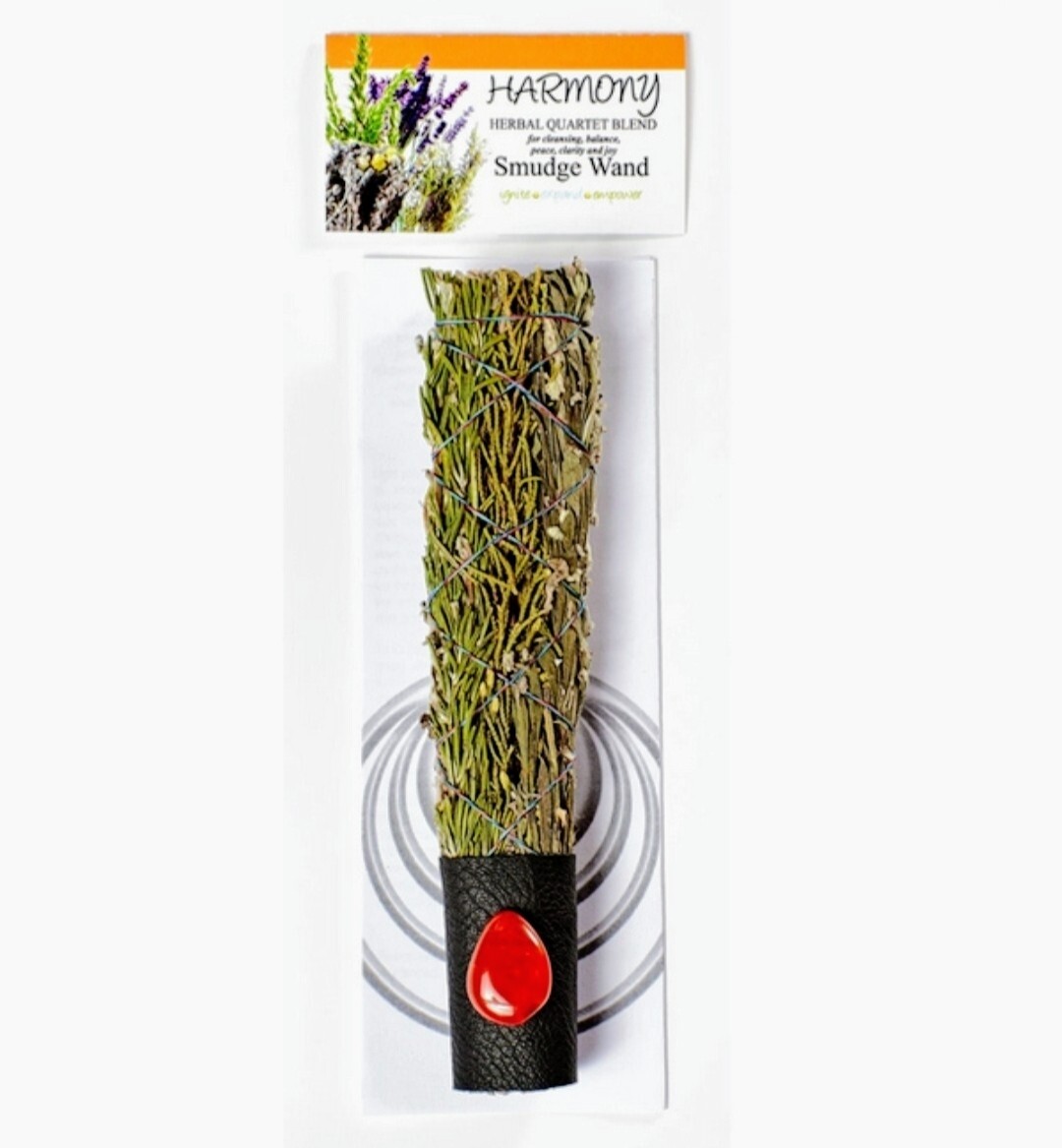 Harmony Smudge Wand (for Cleansing, Balance, Peace, Clarity &amp; Joy)