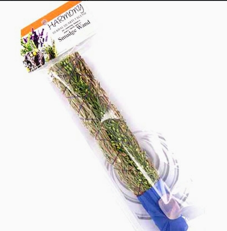 Harmony Smudge Wand (for Cleansing, Balance, Peace, Clarity &amp; Joy)