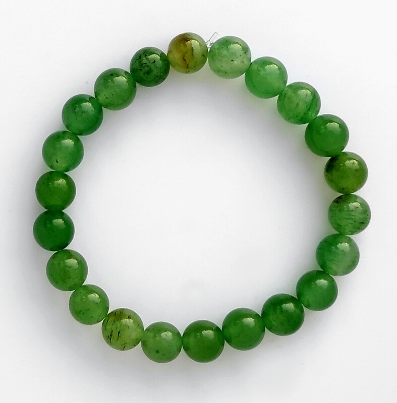 Green Aventurine 8mm bead elastic bracelet 