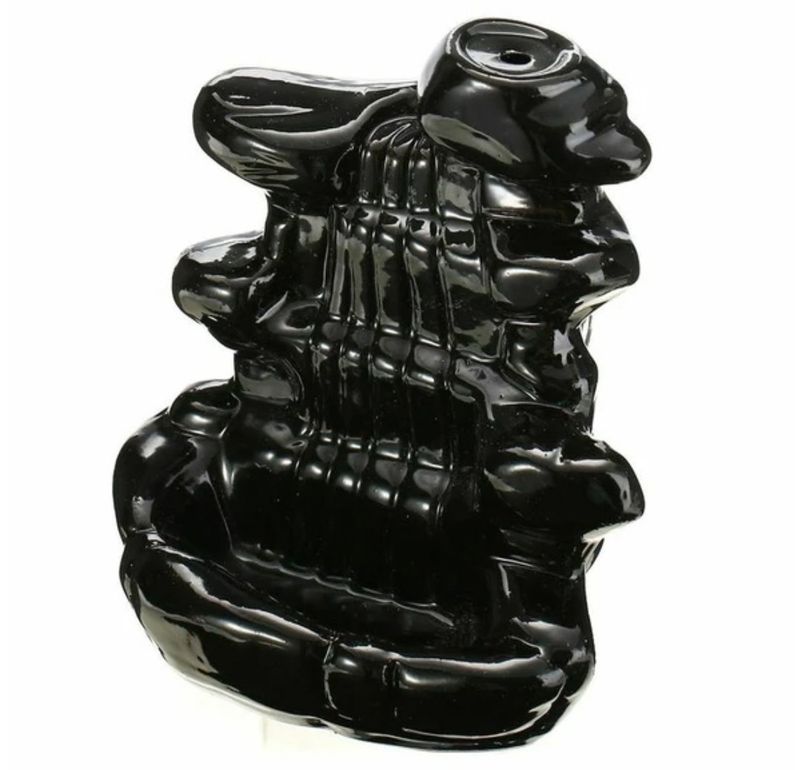 Backflow waterfall incense burner 