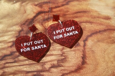 Santa Earrings