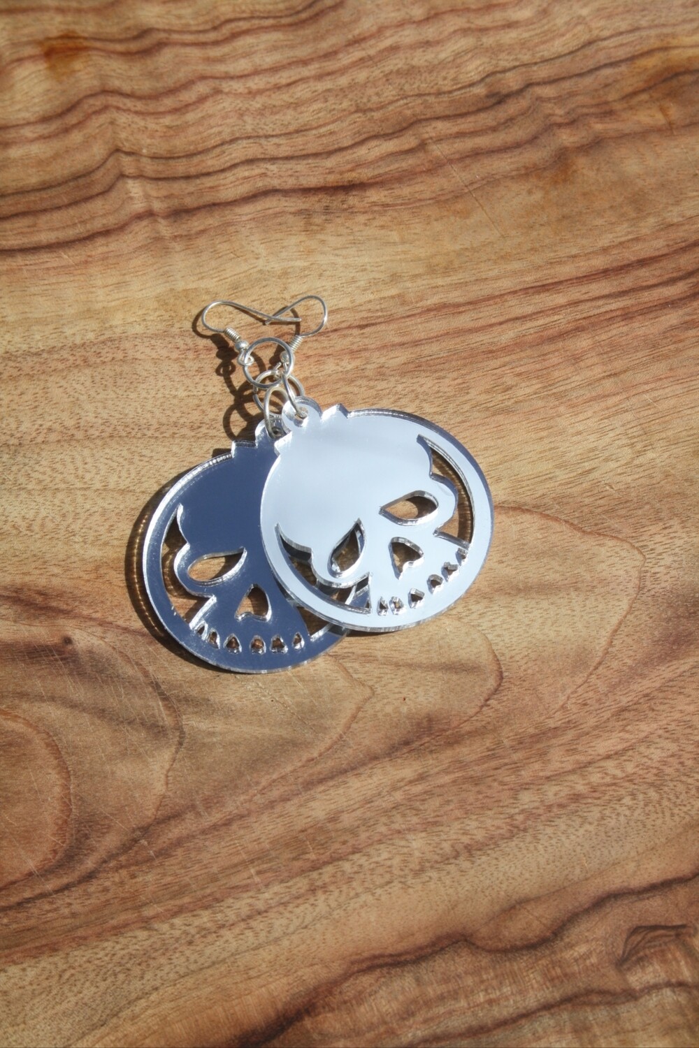 skull bauble earrings