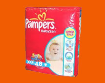 Pampers Babysan Hiper XG x 44