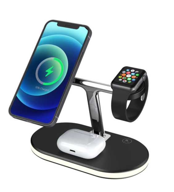 3 In 1 Magnetic Wireless Charger Compatible with Apple Products