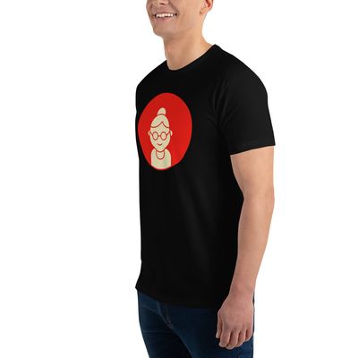 Fitted Granny Logo Tee (Black, Navy, or Light Blue)